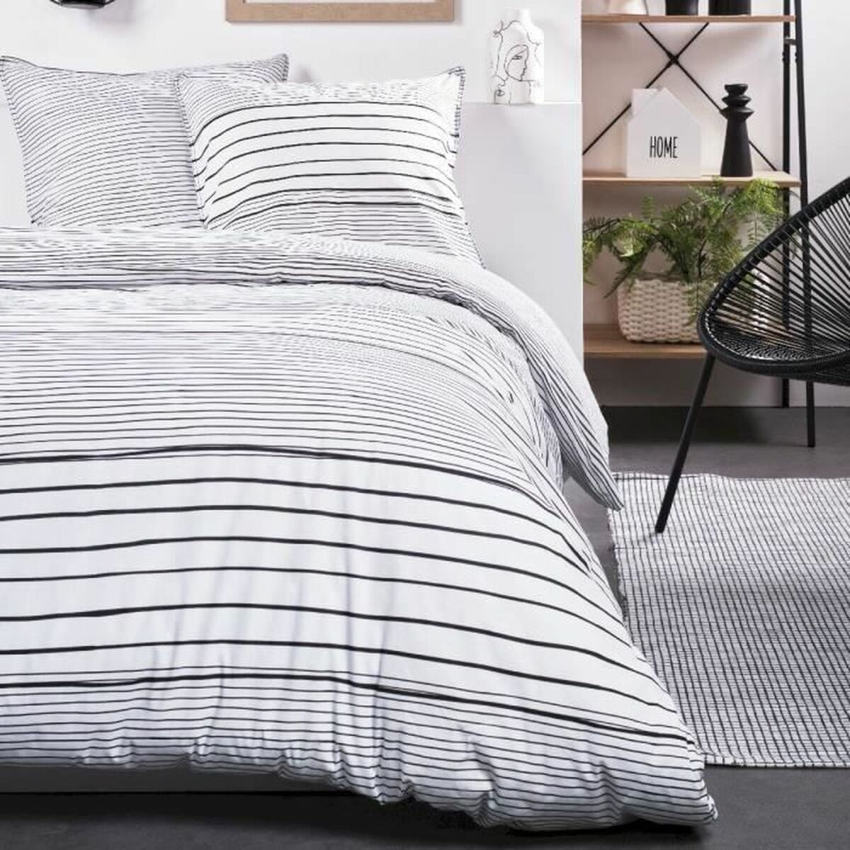 Set husă de pătură TODAY Alb 240 x 220 cm 3 Piese