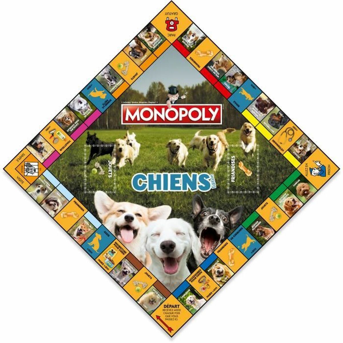 Joc de Masă Winning Moves Monopoly Chiens
