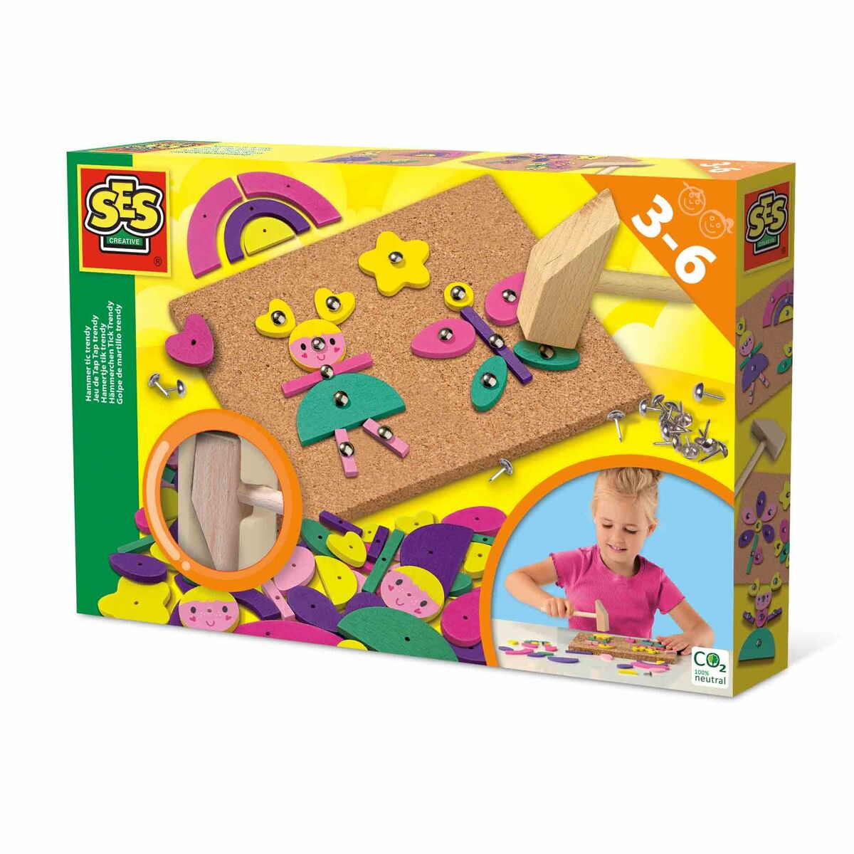Set de Lucru Manual cu Hârtie SES Creative Juego Trendy Tap Tap