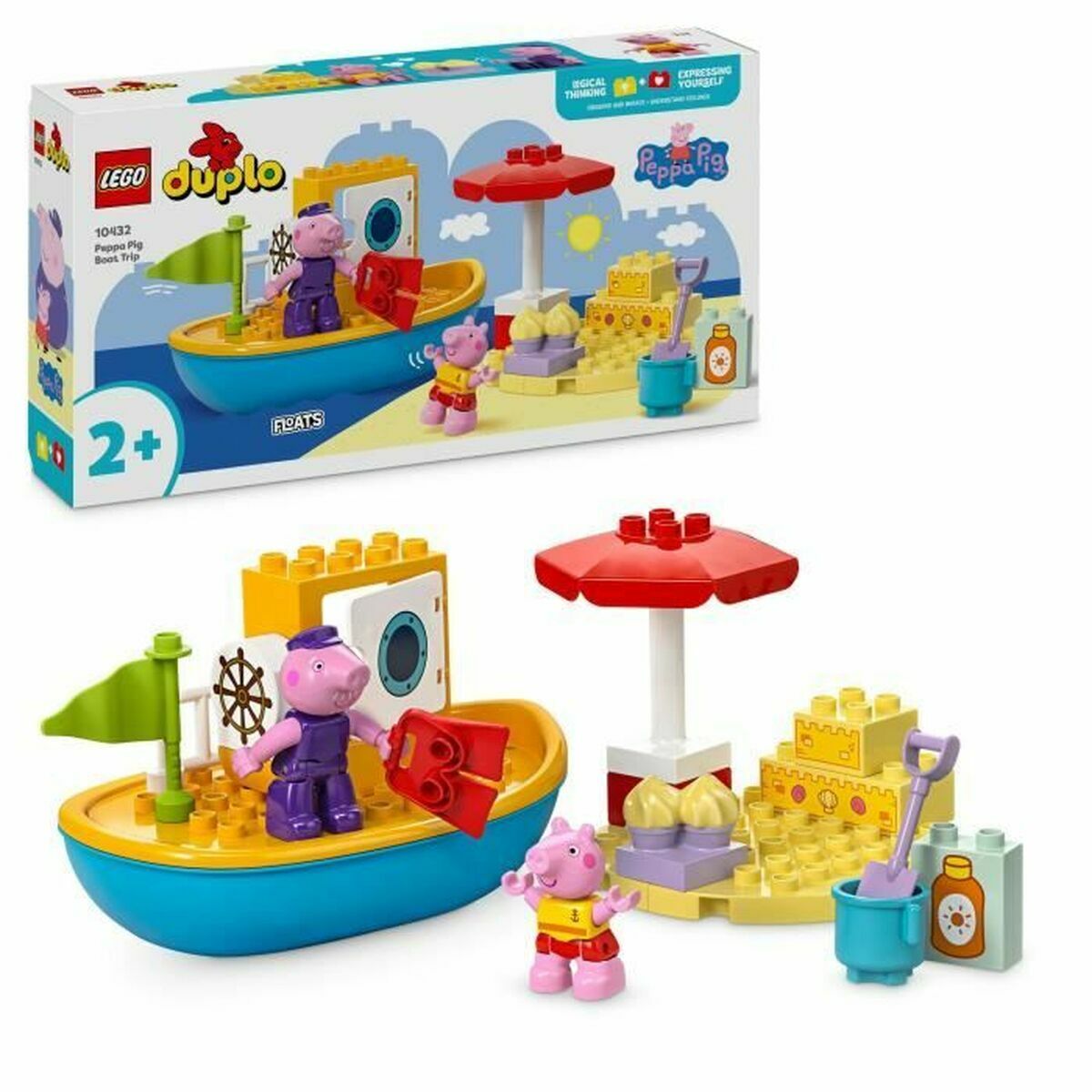 Set de Construcție Lego Peppa Pig's Boat Trip Multicolor