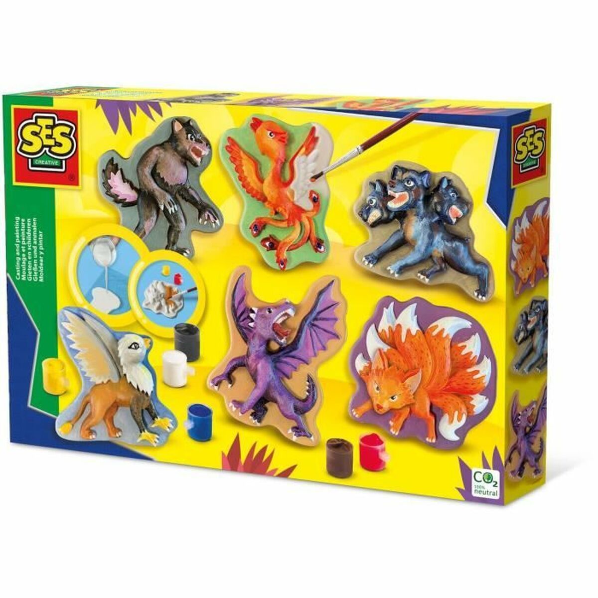 Set pentru desen SES Creative Mythical creatures