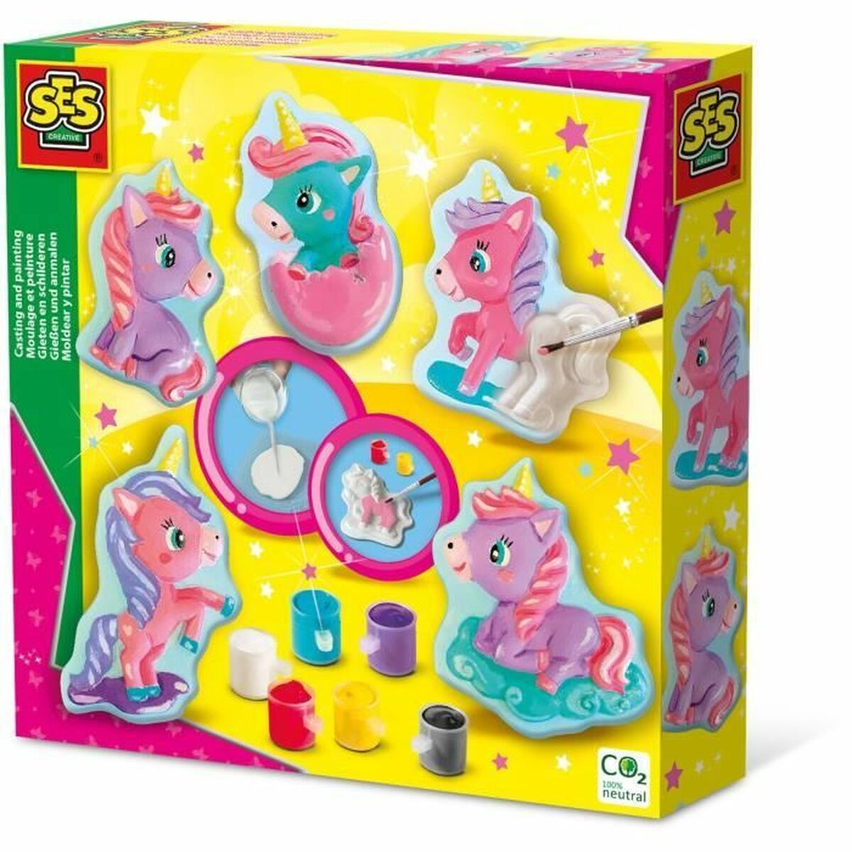 Set pentru desen SES Creative Baby unicorns