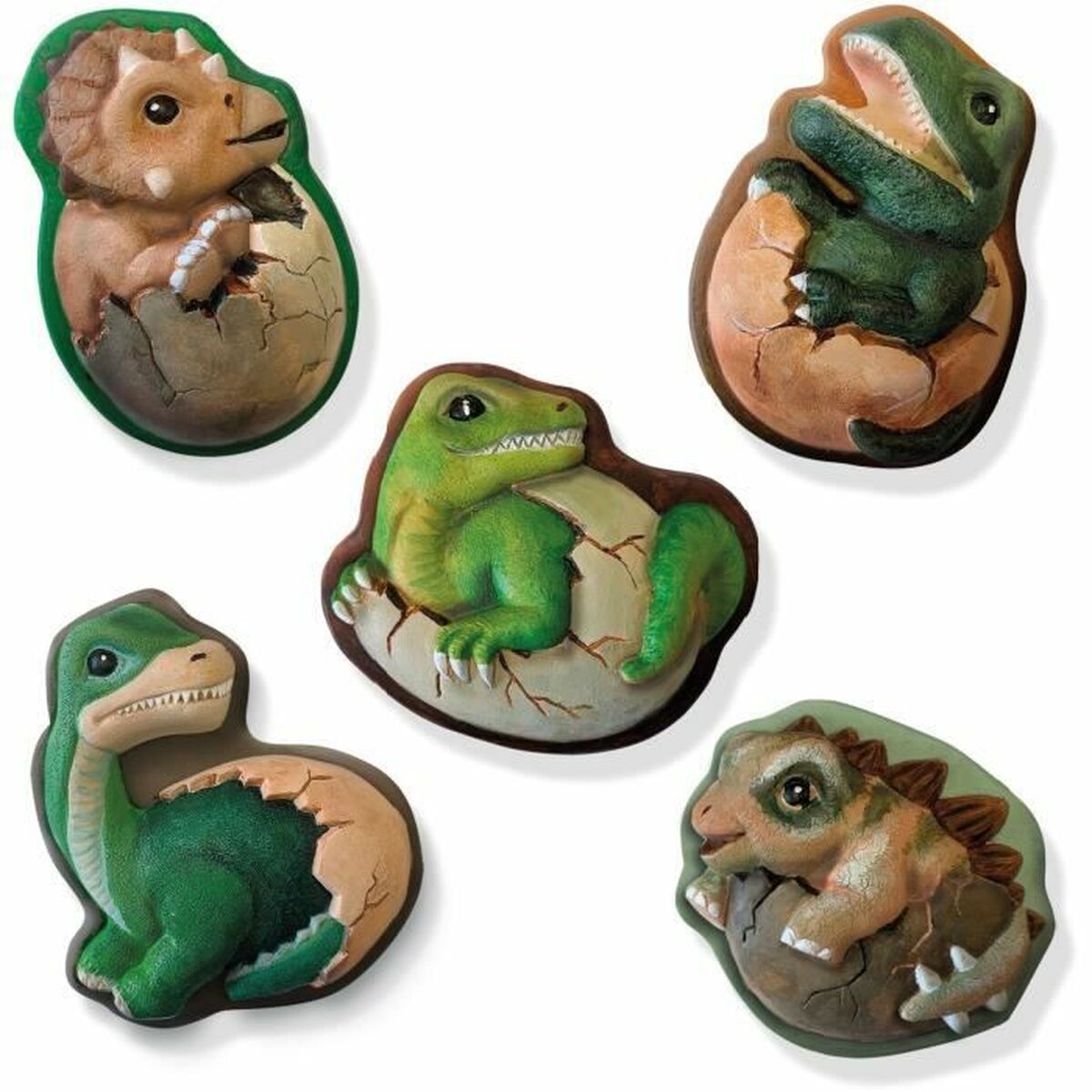 Set pentru desen SES Creative 2 in 1 Dinosaurs