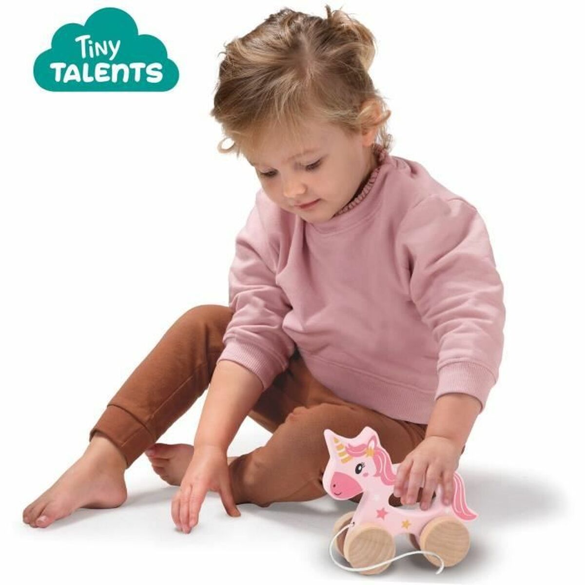 Figura îmbinată SES Creative Unicornio de madera 2 en 1 Unicorn