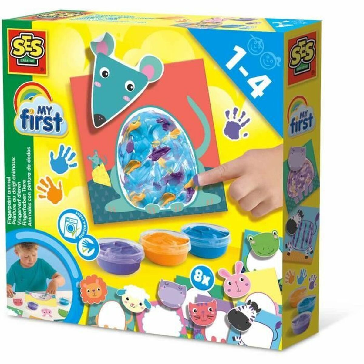 Set pentru desen SES Creative Finger painting
