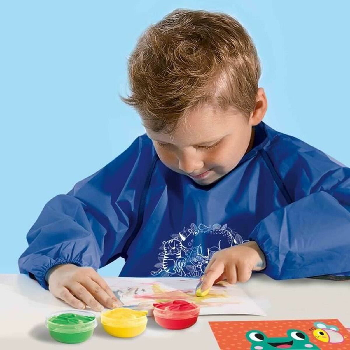 Set pentru desen SES Creative Eco Finger Paint Cards