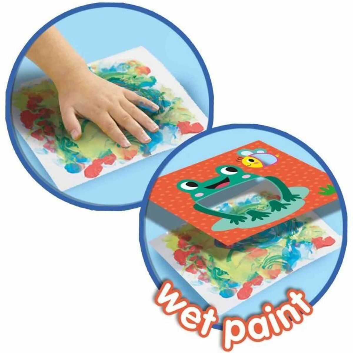 Set pentru desen SES Creative Eco Finger Paint Cards