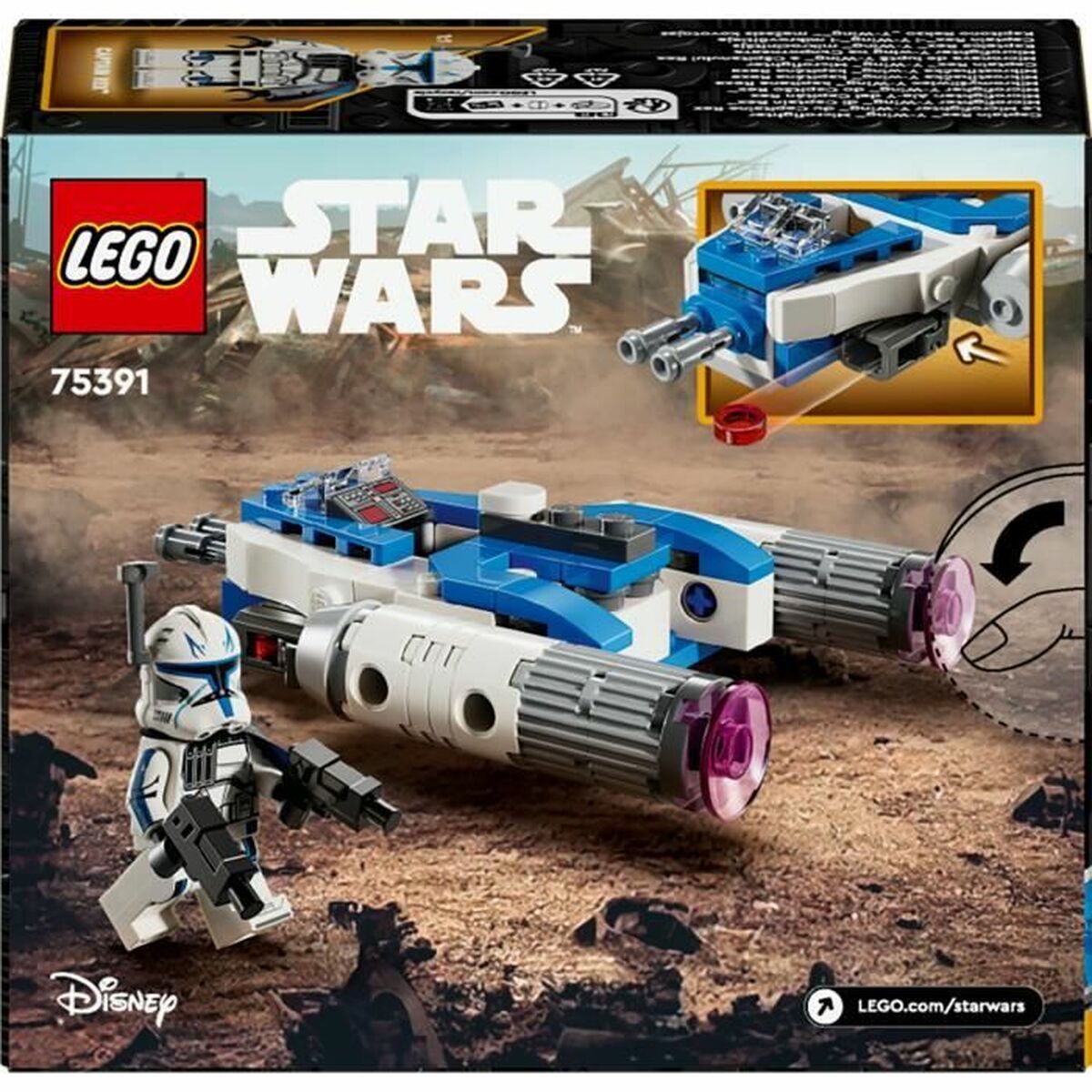 Set de Construcție Lego Captain Rex's Y-Wing Microfighter Multicolor