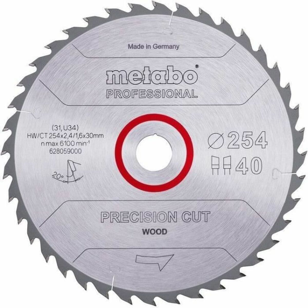 Lamă de ferăstrău Metabo HW/CT  Ø 254 mm