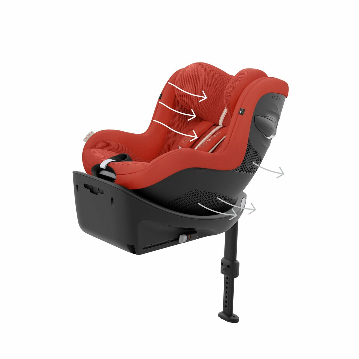 Scaun Auto Cybex Sirona G I-SIZE PLUS Roșu rouge ECE R129/04