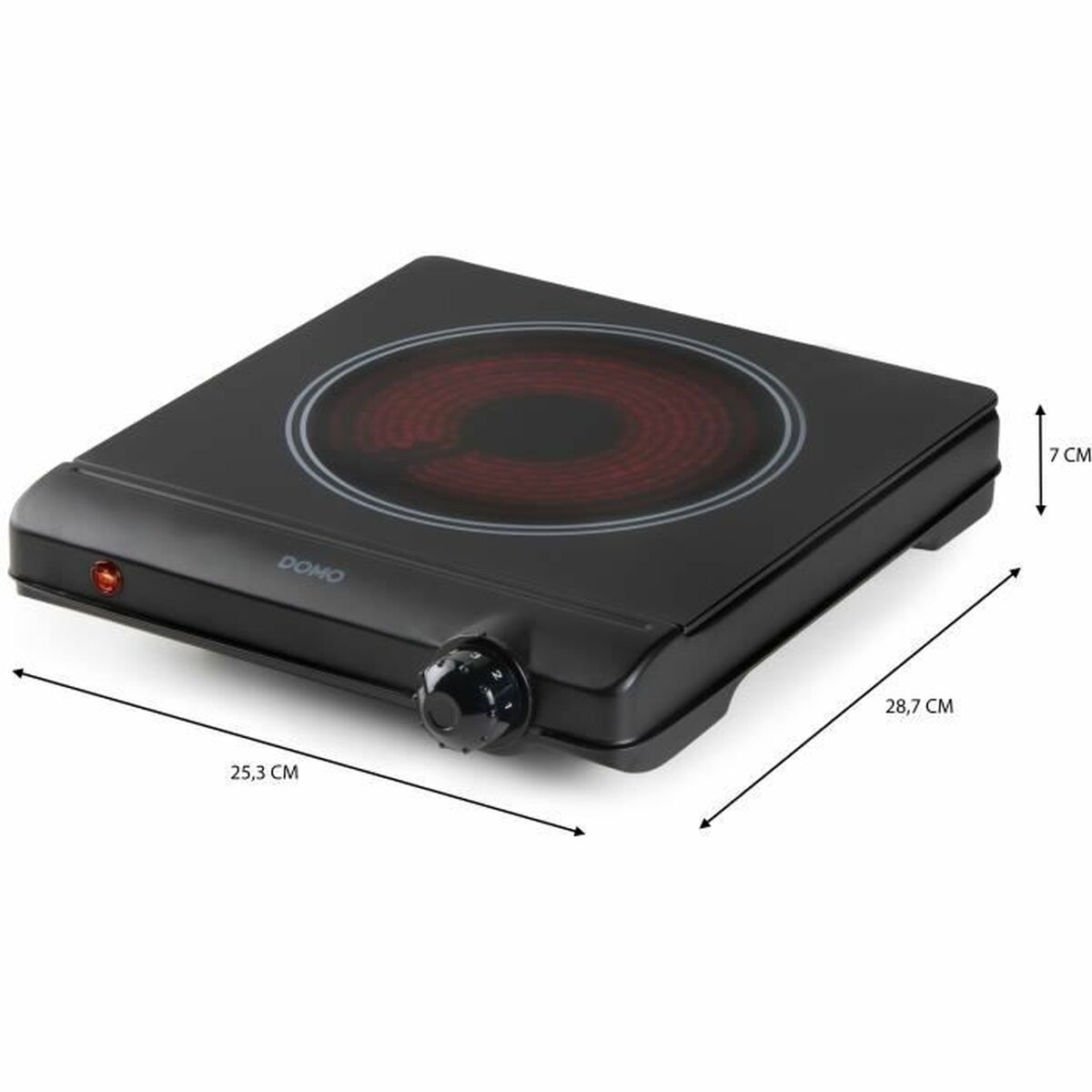 Plită vitroceramică DOMO DO30111KP 1250 W