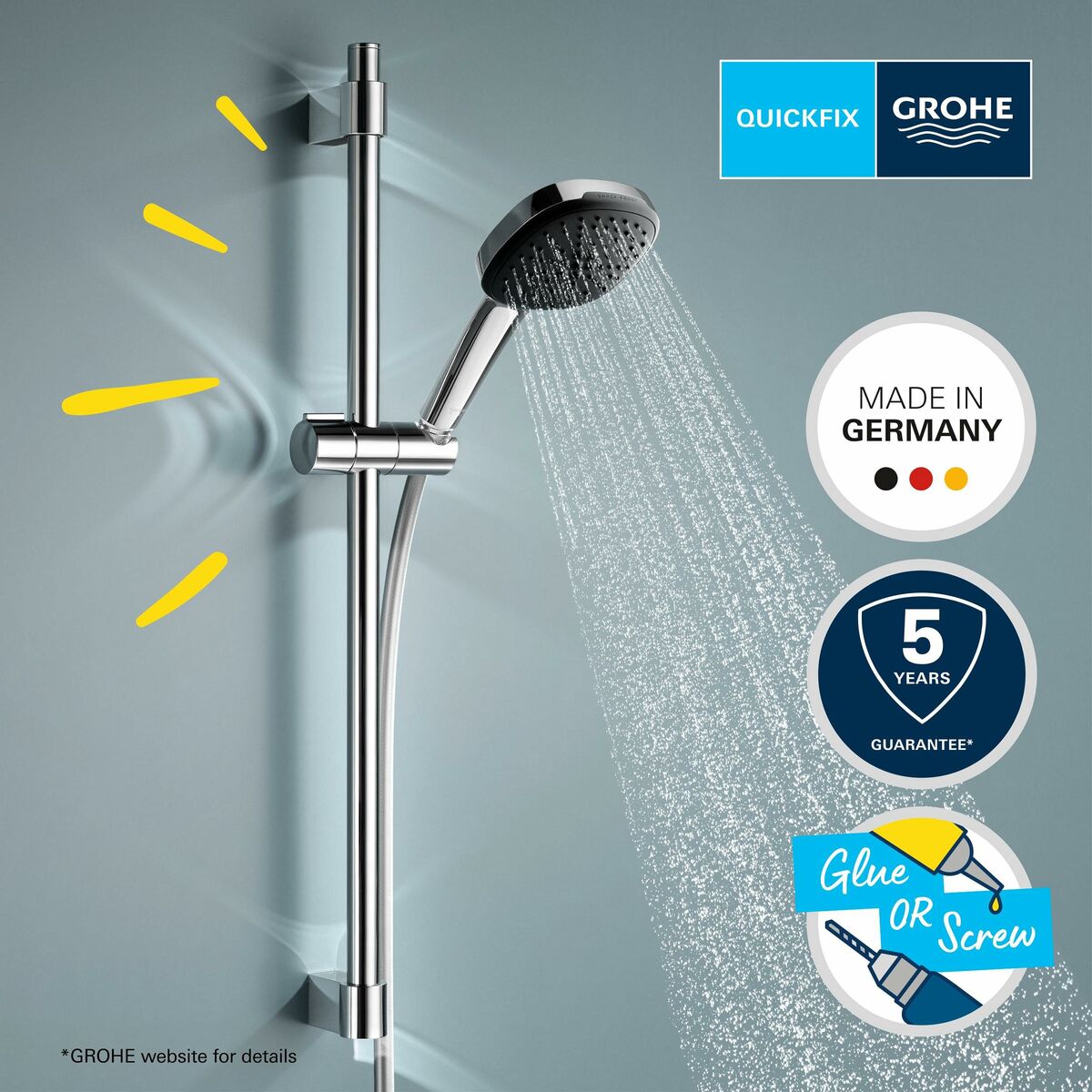 Coloana de dus Grohe Vitalio Comfort 110 26398001 Metal