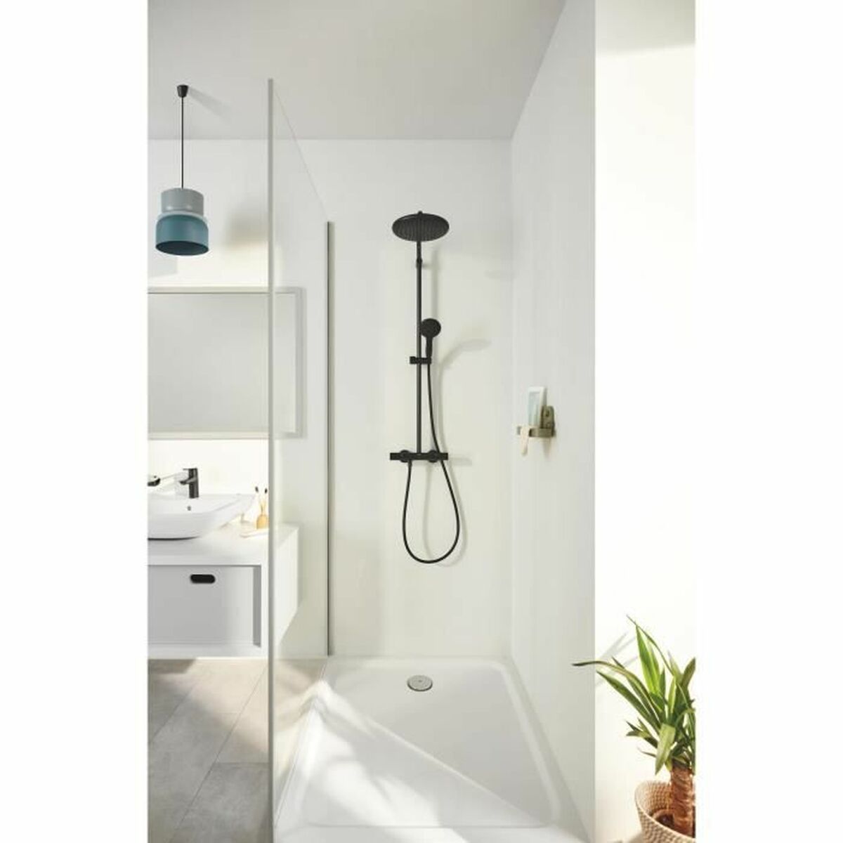 Coloana de dus Grohe Vitalio Start System 250 Negru ABS 11 X 114 X 38 CM