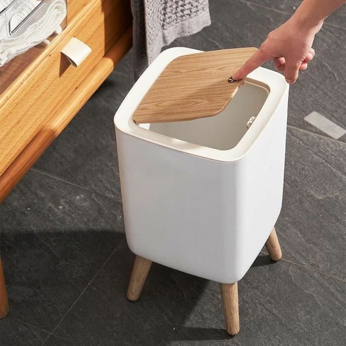 Pubelă Kitchen Move Plastic 10 L