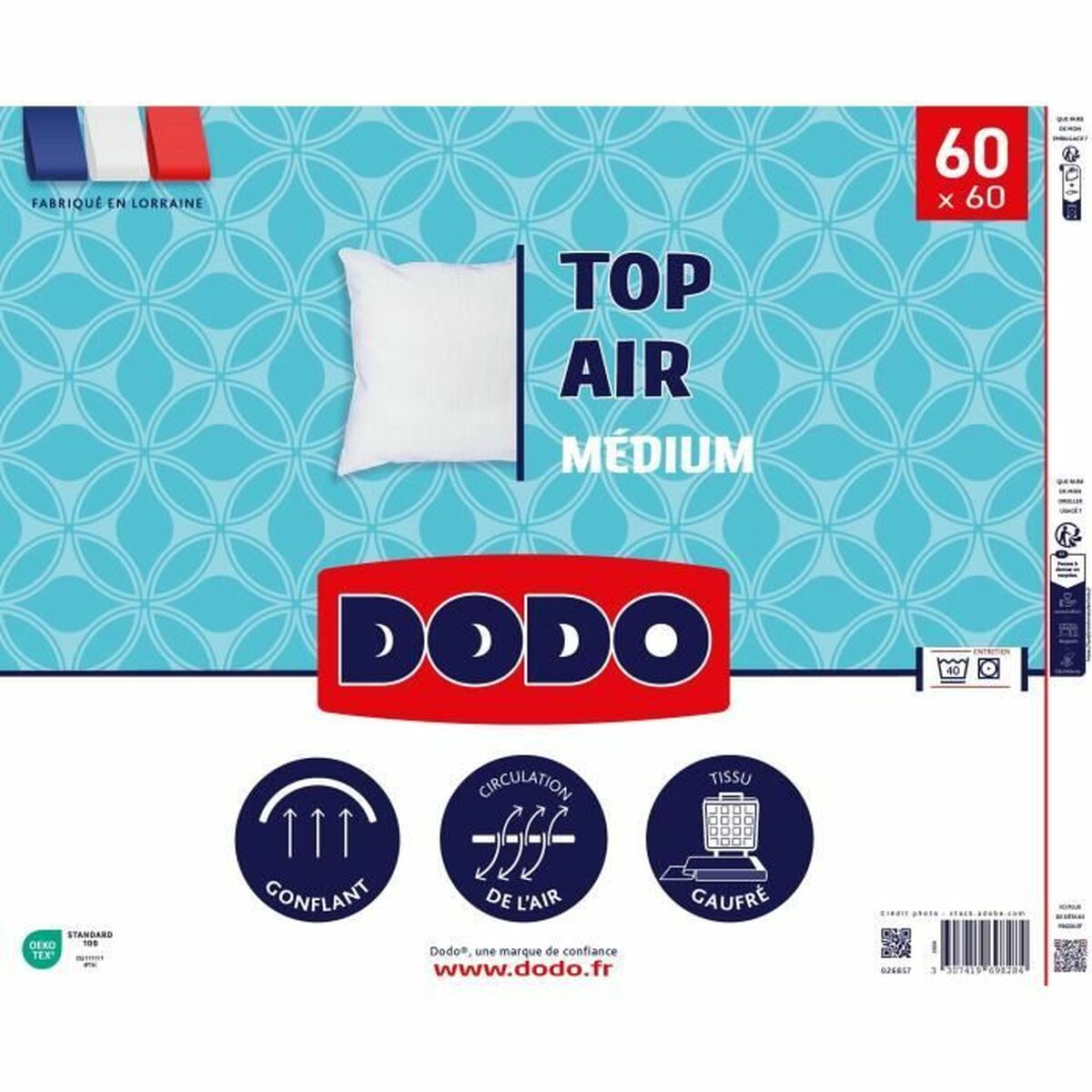 Perna DODO MEDIUM TOP AIR Alb 60 x 60 cm