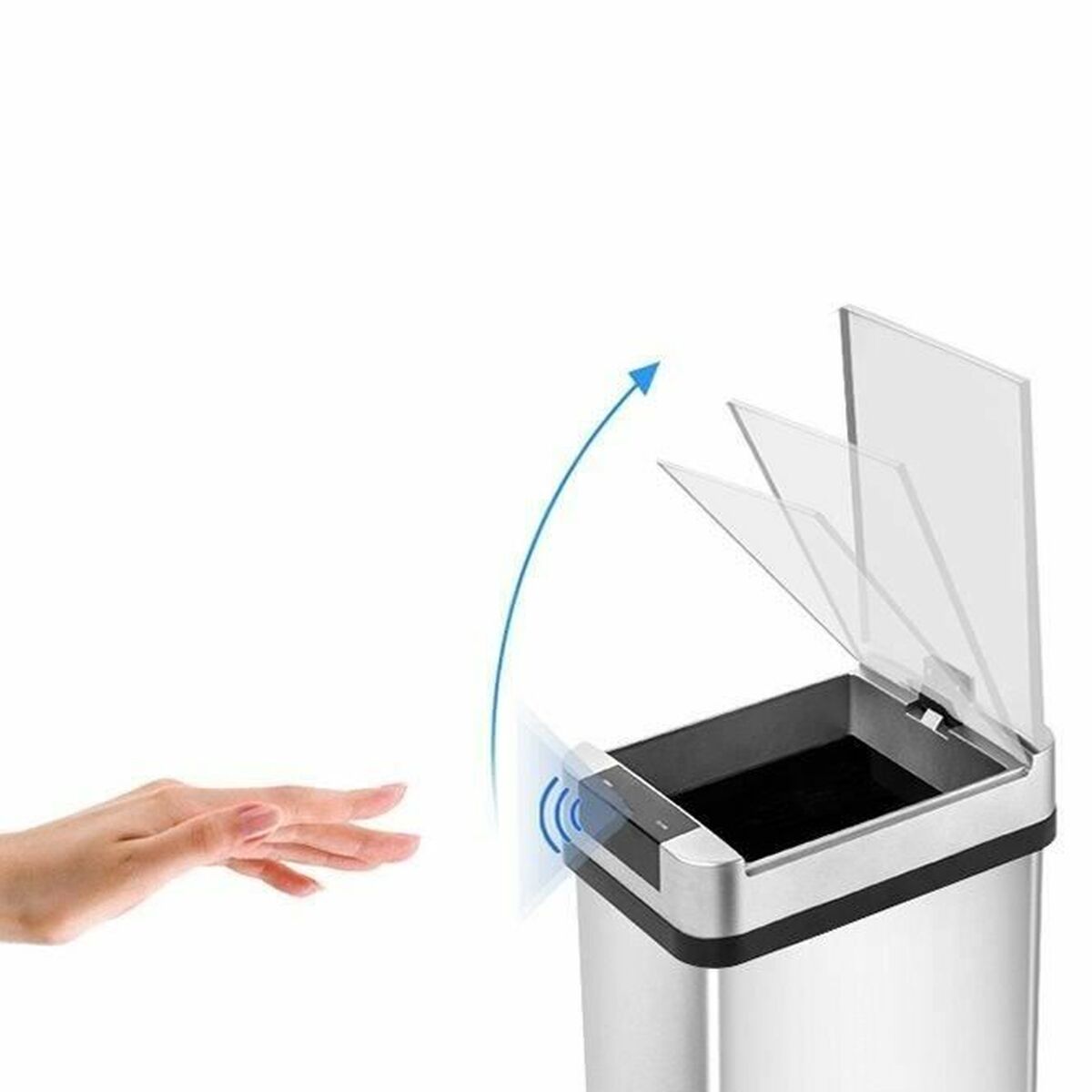 Pubelă Kitchen Move Gri 50 L