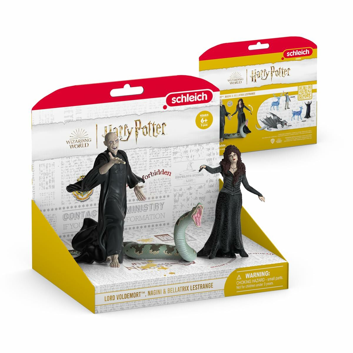 Figurine de Acțiune Schleich Voldemort, Nagini and Bellatrix (3 Unități)