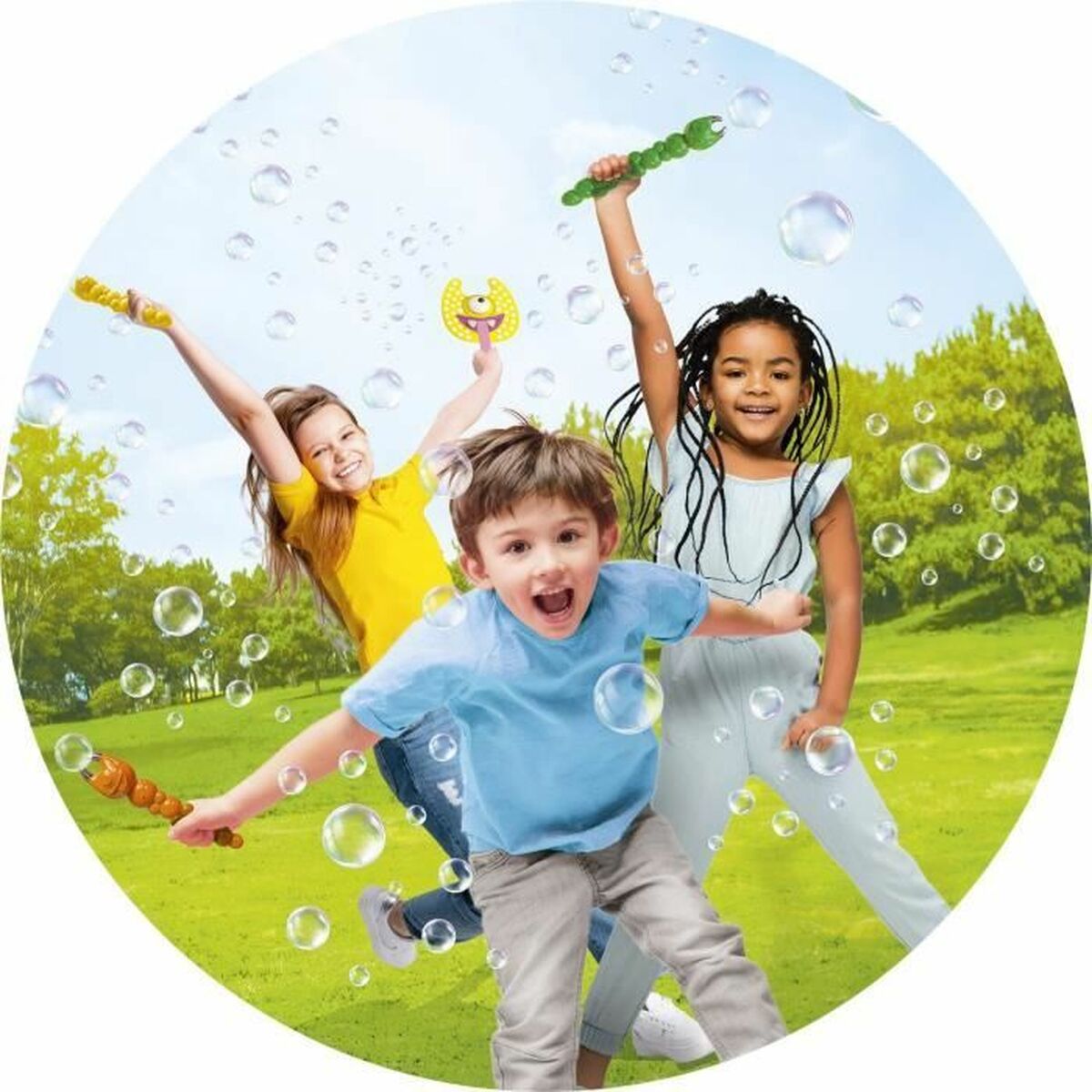 Joc cu Baloane de Săpun Lansay Bubble Ding Duo Electronic