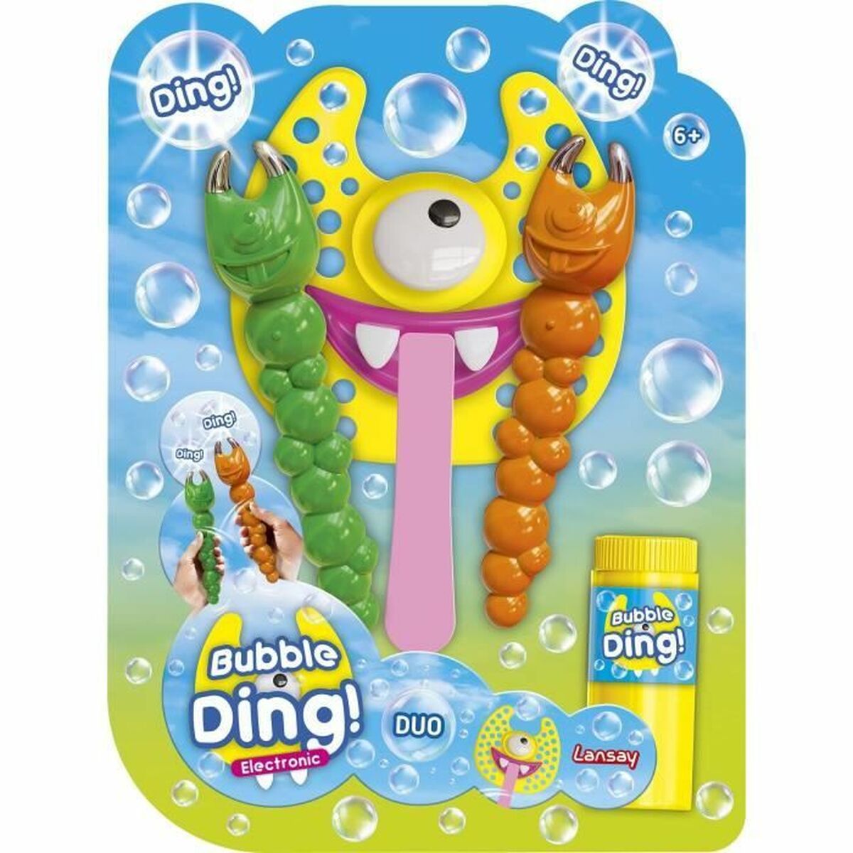 Joc cu Baloane de Săpun Lansay Bubble Ding Duo Electronic