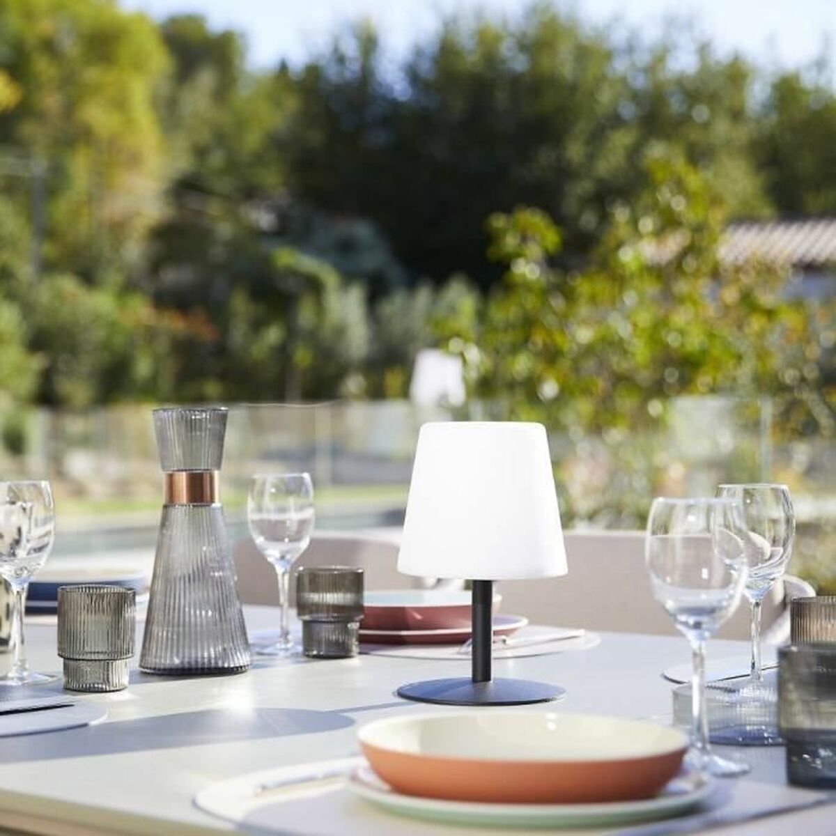 Lampă cu LED Lumisky Standy Mini Dark Negru