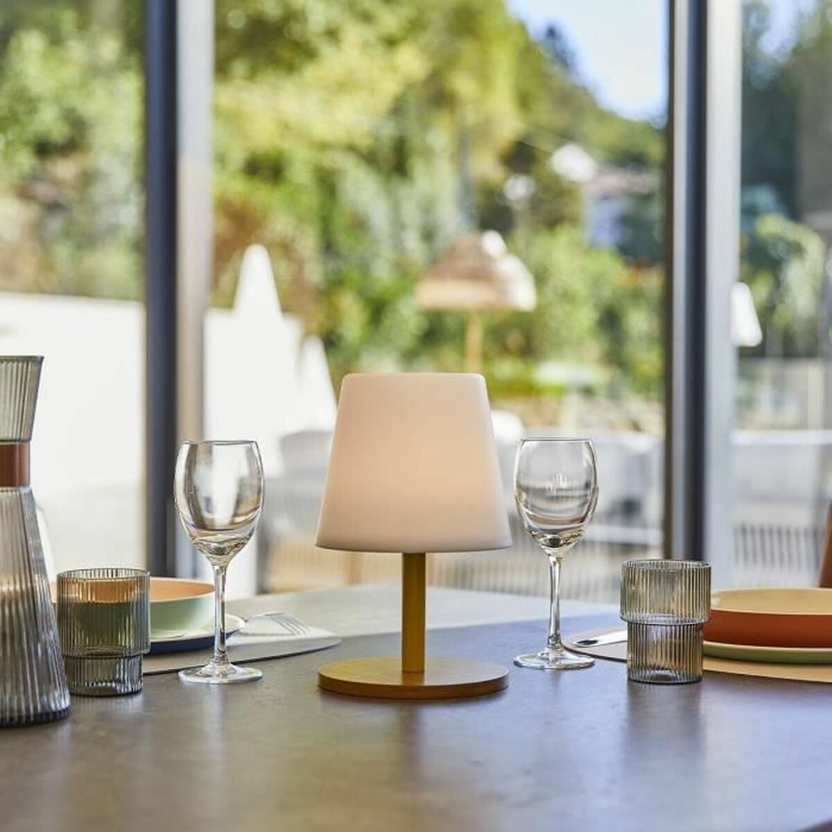 Lampă solară Lumisky Alb Gri