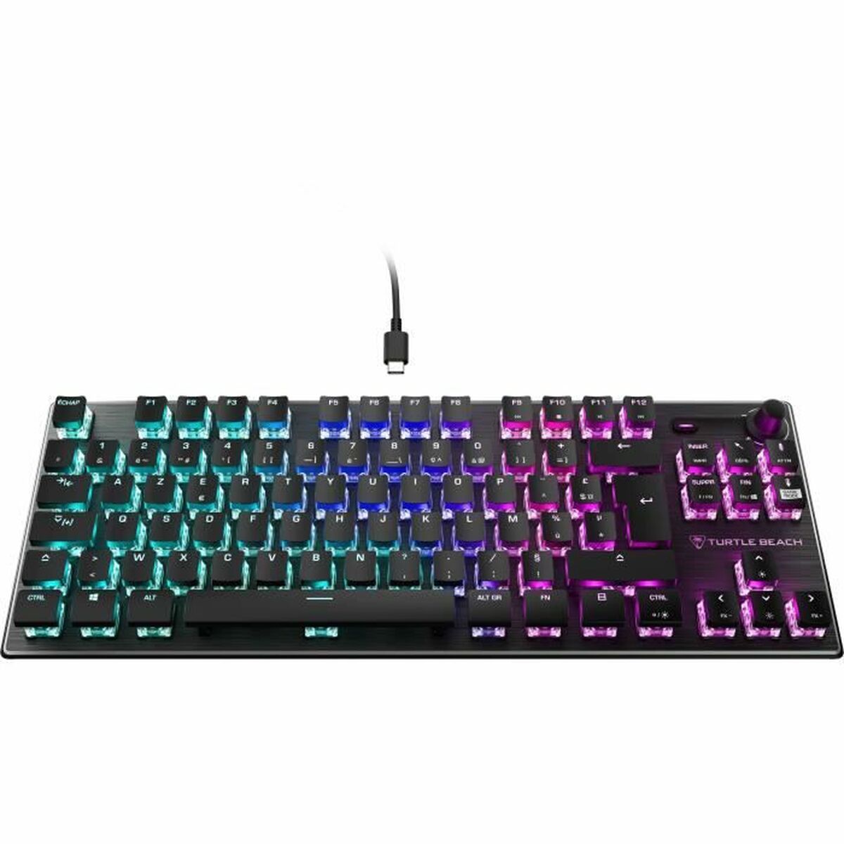 Tastatură Turtle Beach Vulcan TKL Negru Franceză AZERTY