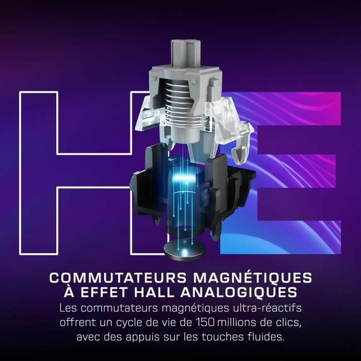 Tastatură Turtle Beach Vulcan II Tkl Pro Negru Franceză AZERTY