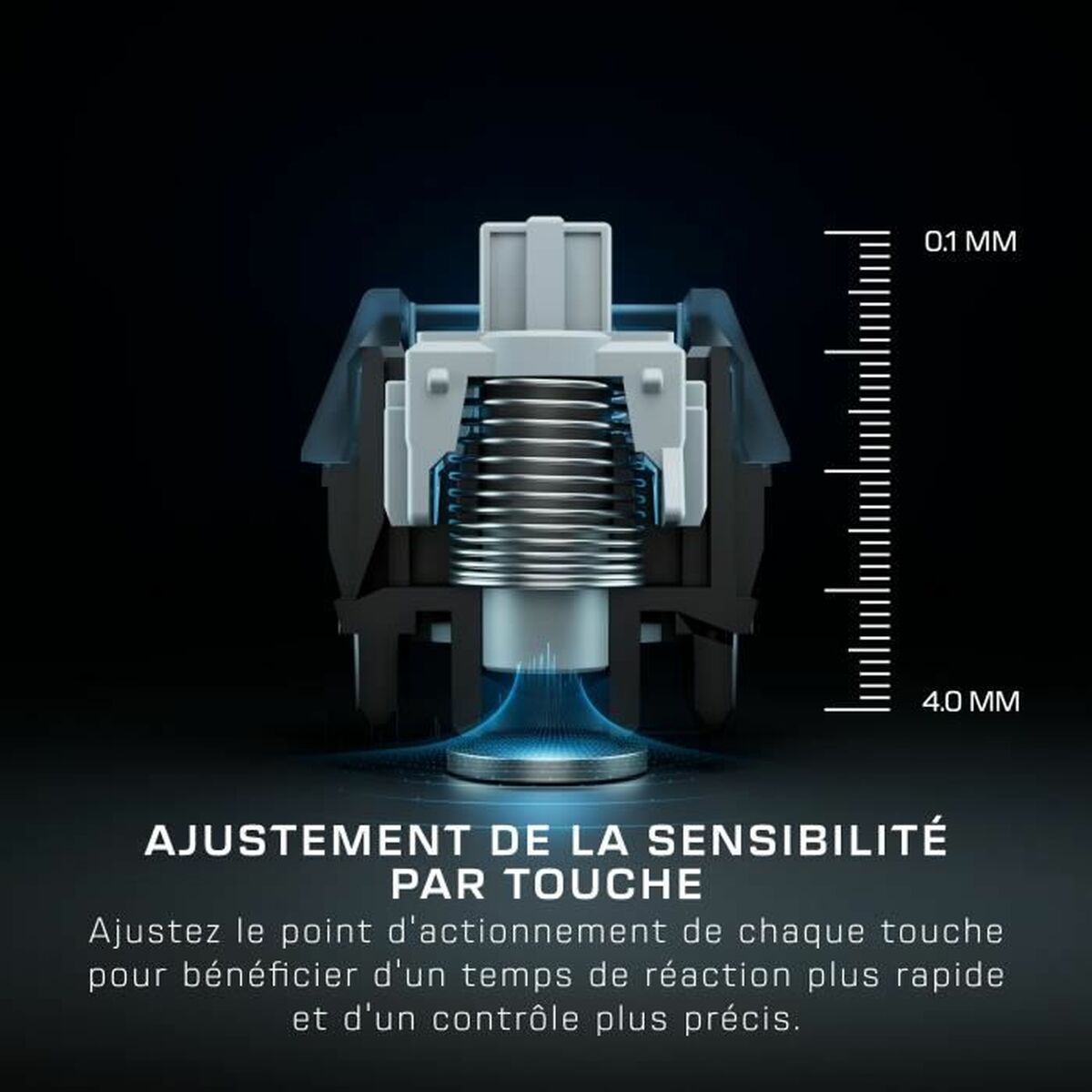 Tastatură Turtle Beach Vulcan II Tkl Pro Negru Franceză AZERTY