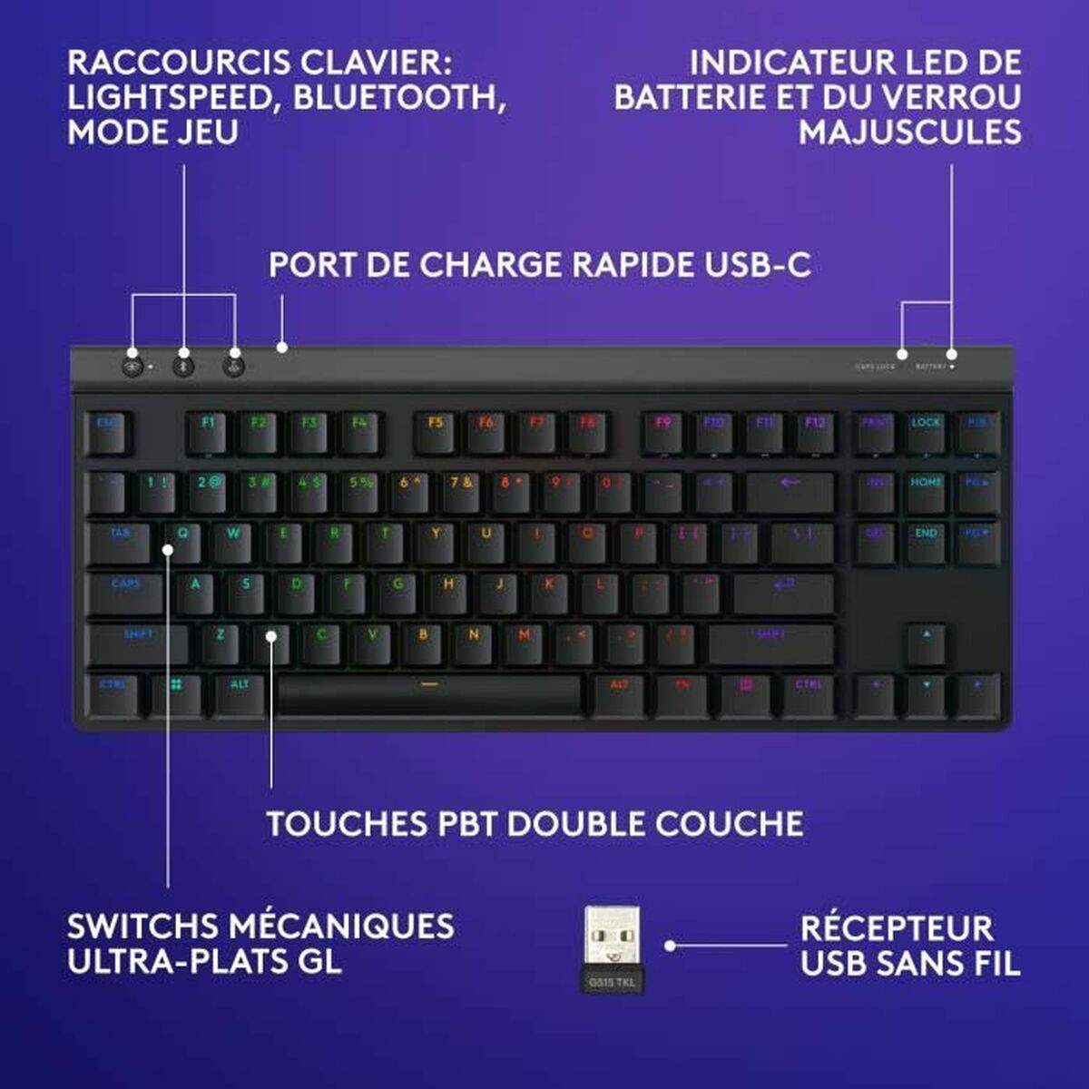 Tastatură Logitech 920-012546 Negru