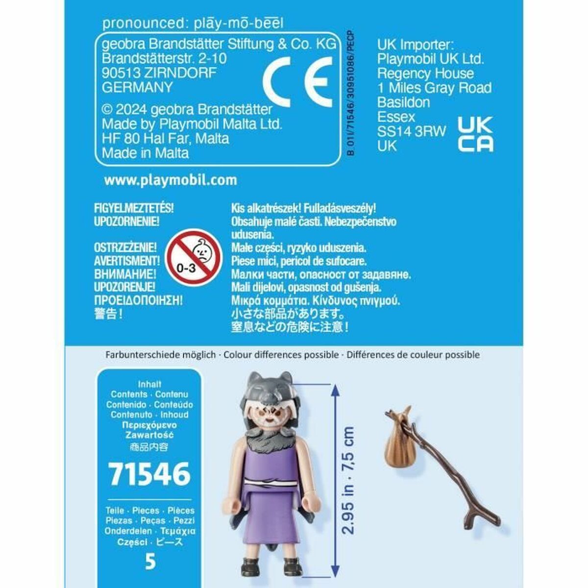 Playset Playmobil Asterix 71546 5 Piese