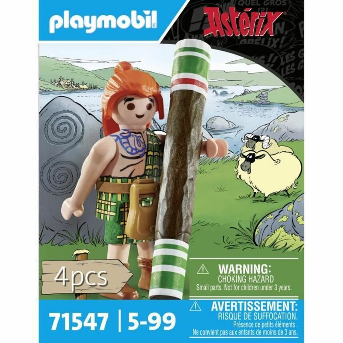 Playset Playmobil Asterix 71547 4 Piese 4 Unități