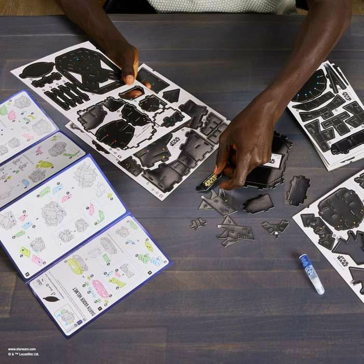 Puzzle 3D Spin Master Darth Vader Star Wars 23 x 15 x 4 cm 83 Piese