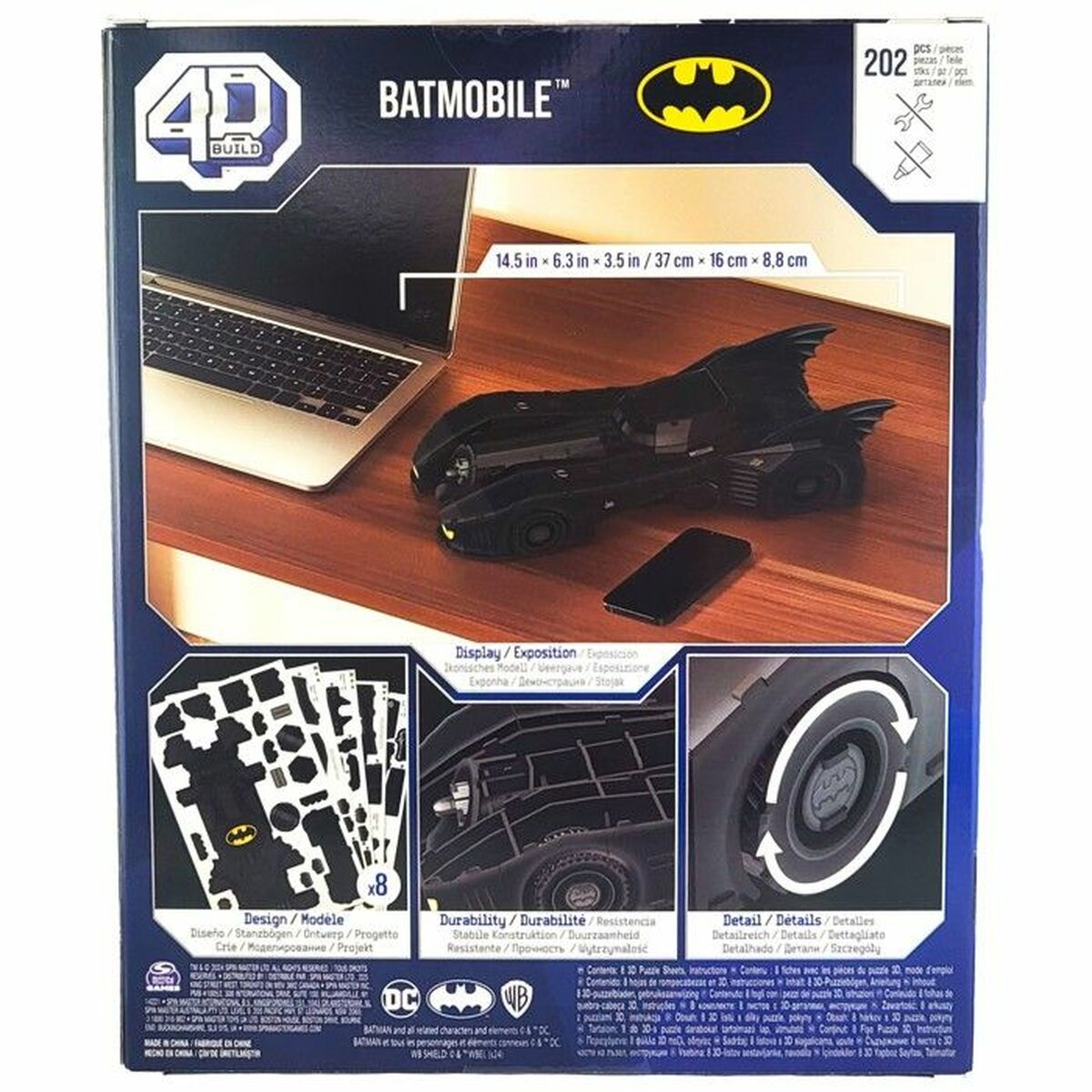 Puzzle 3D Batmobile 202 Piese