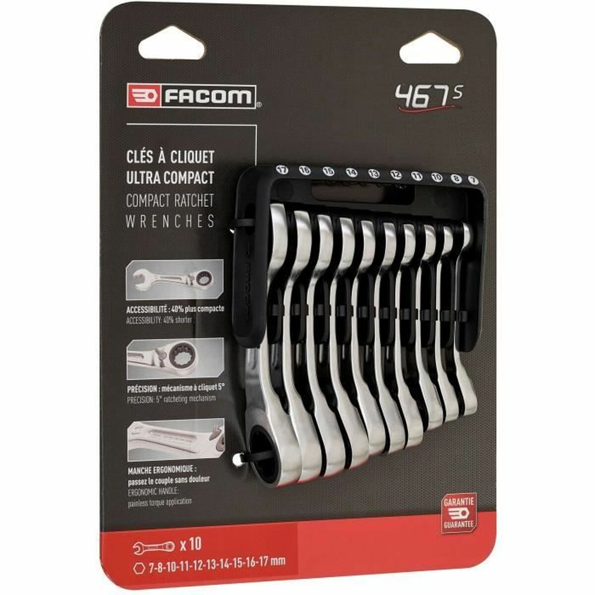 Set de chei combinate Facom 467BS.JP10PB
