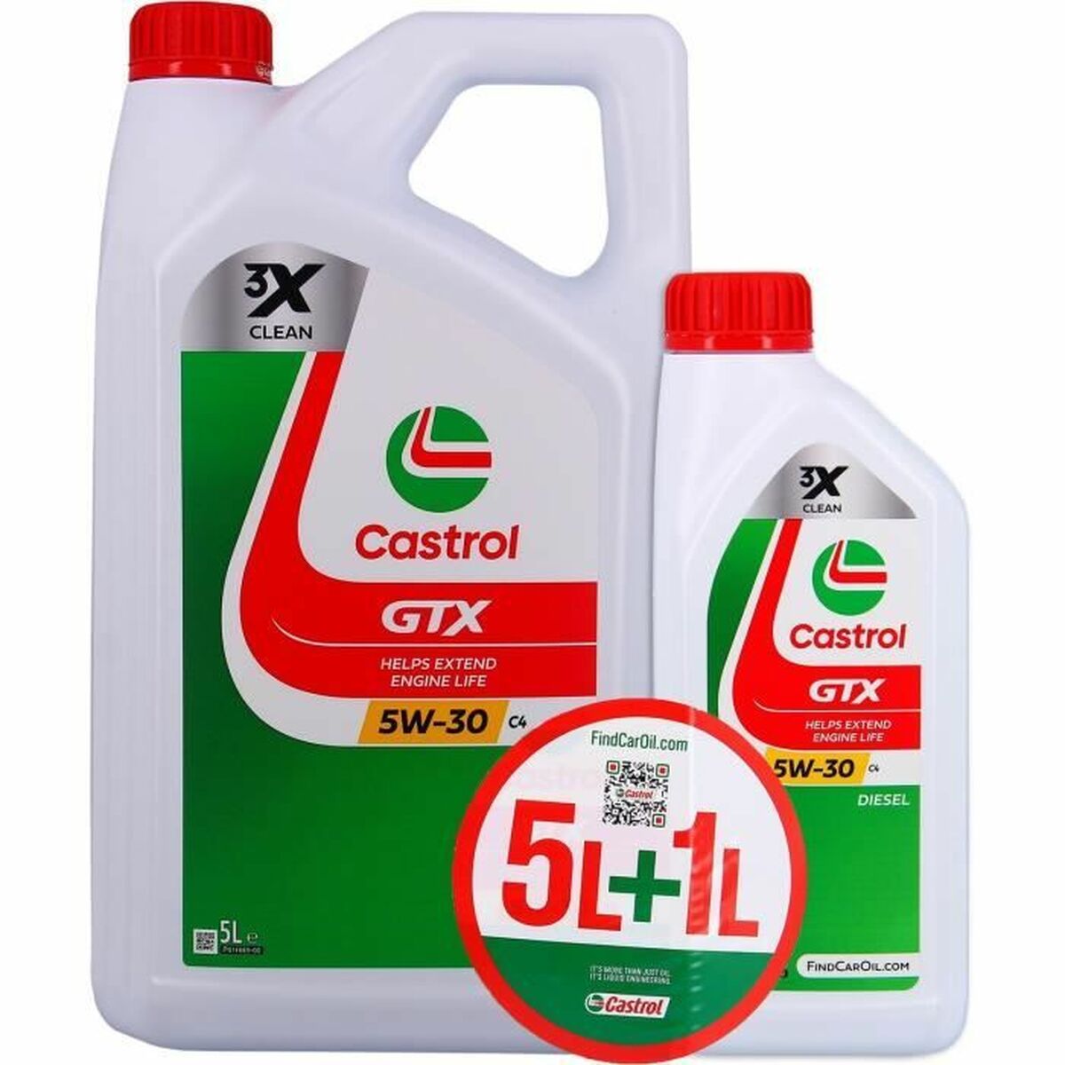 Ulei motor auto Castrol GTX 5W 30 6 L