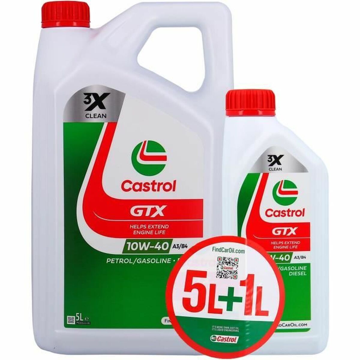 Ulei motor auto Castrol GTX 10W 40 6 L