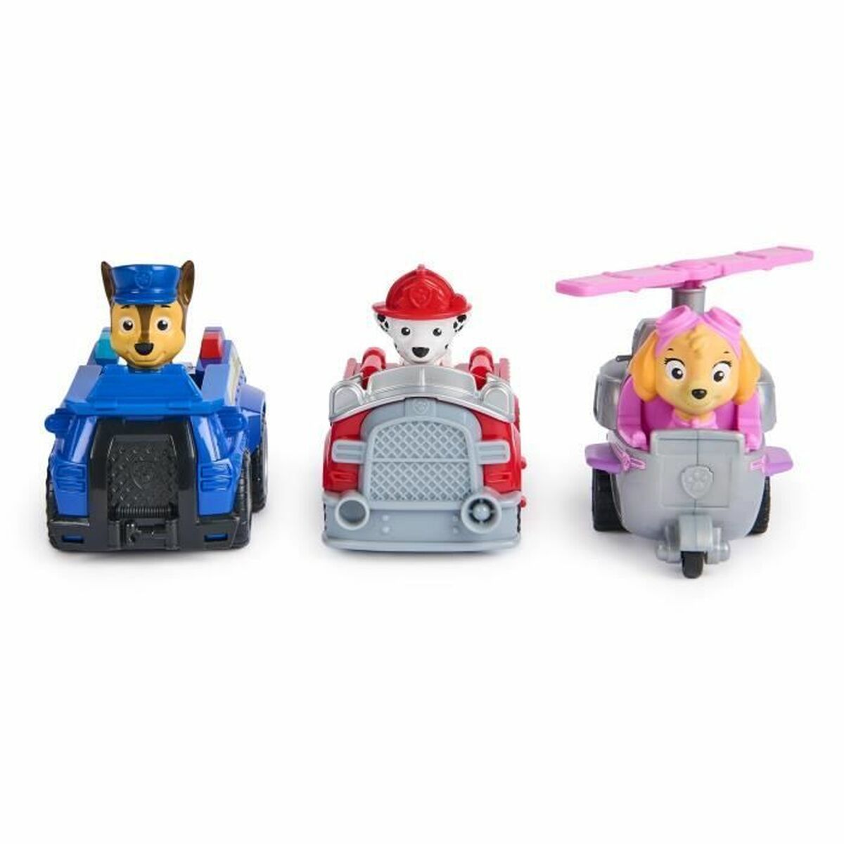 Accesorii pentru căsuțe de păpuși Spin Master PACK DE 3 VEHÍCULOS DE FRICCIÓN RETRO Paw Patrol Roșu