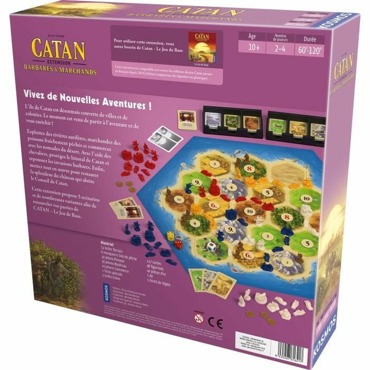 Joc de Masă Asmodee Catan - Expansion: Barbarians & Merchants 30 x 8 x 30 cm