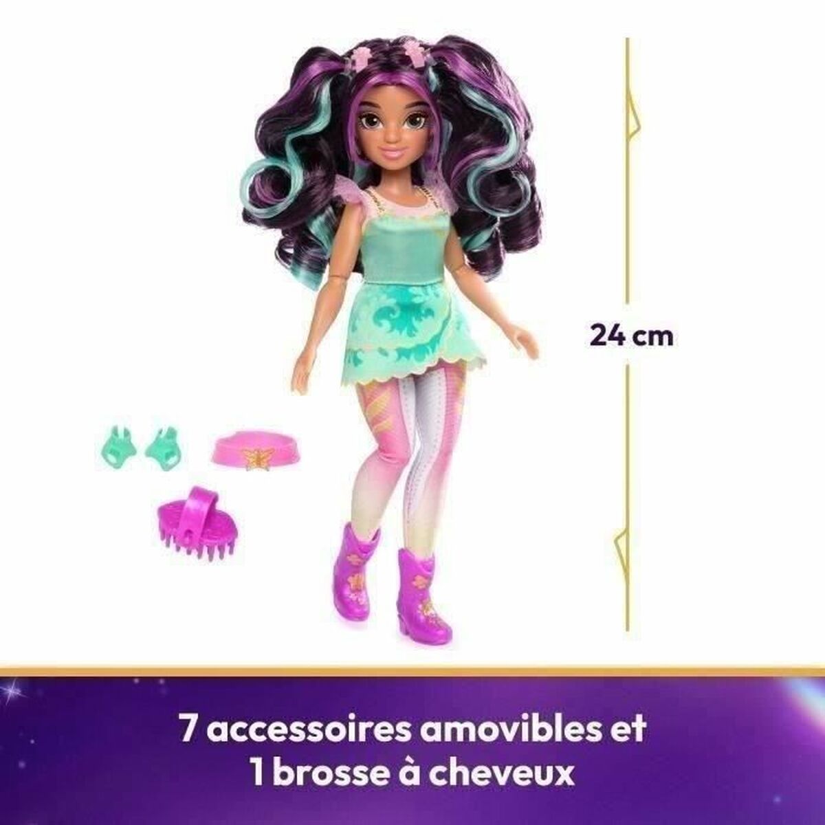 Păpușă bebeluș cu accesorii Spin Master Ava Unicorn Academy