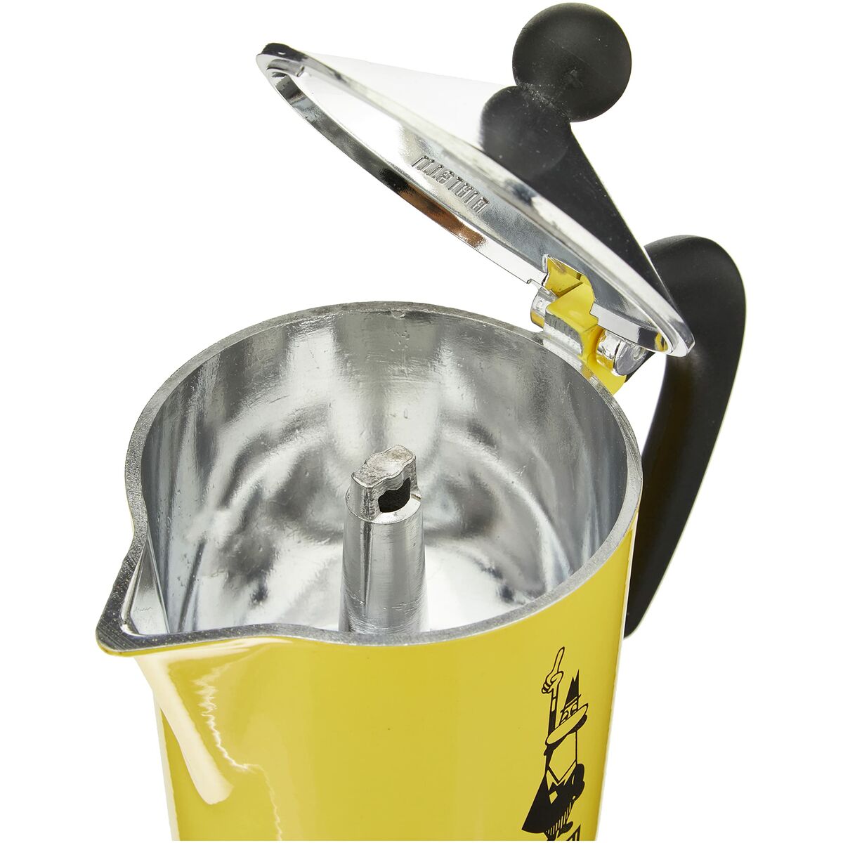 Cafetieră Italiană Bialetti Rainbow Galben Jaune Metal 6 Cești