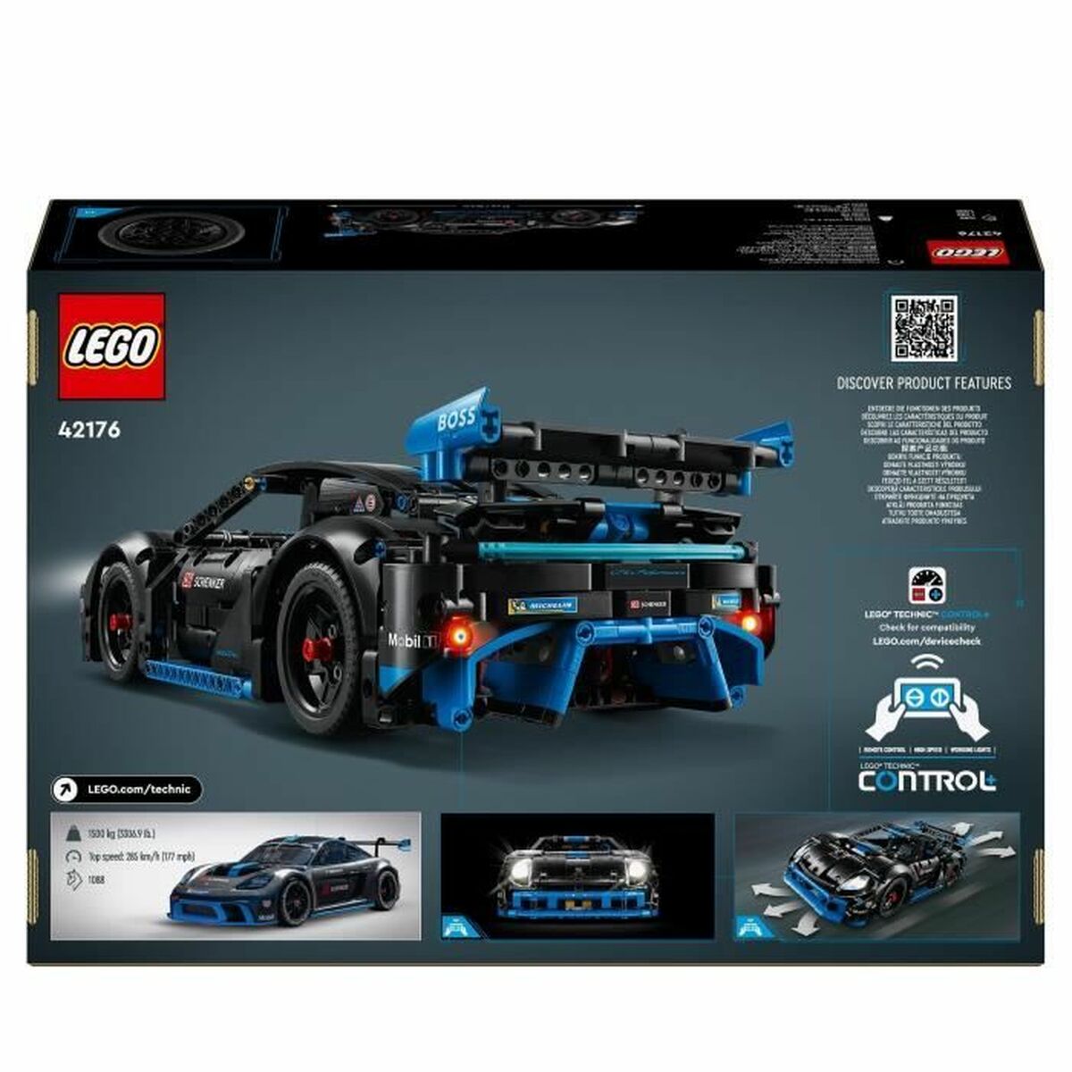 Set de Construcție Lego Porsche GT4 e-Performance Racing Car Multicolor