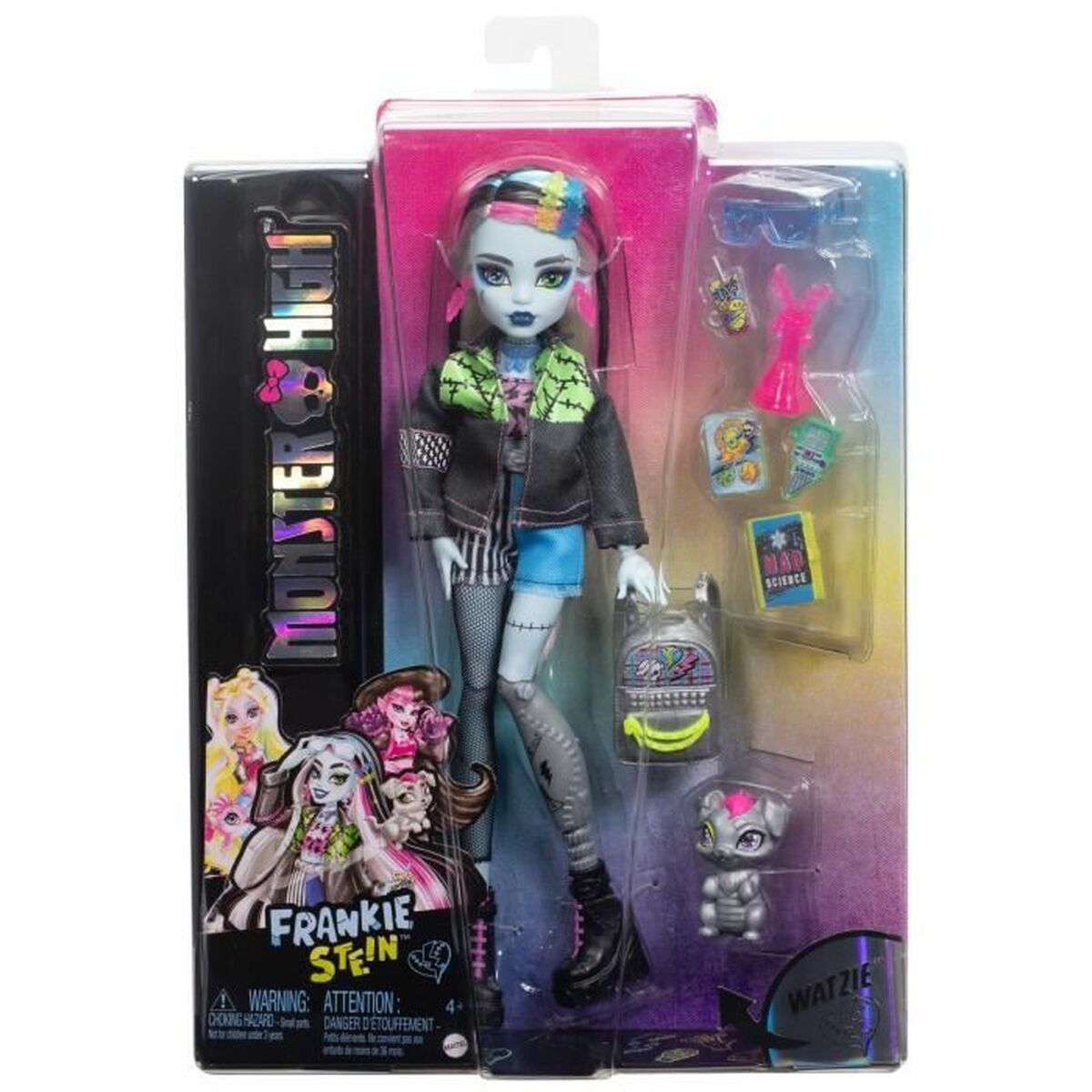 Păpușă bebeluș cu accesorii Monster High Frankie Stein