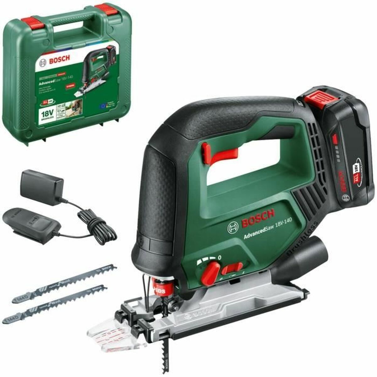 Fierăstrău de traforaj BOSCH jigsaw 18 V 11 X 29 X 34 CM 3000 rpm