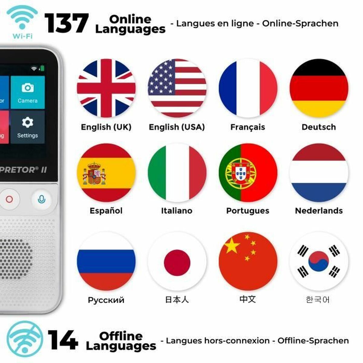 Traducător de Buzunar Lexibook Interpretor 2