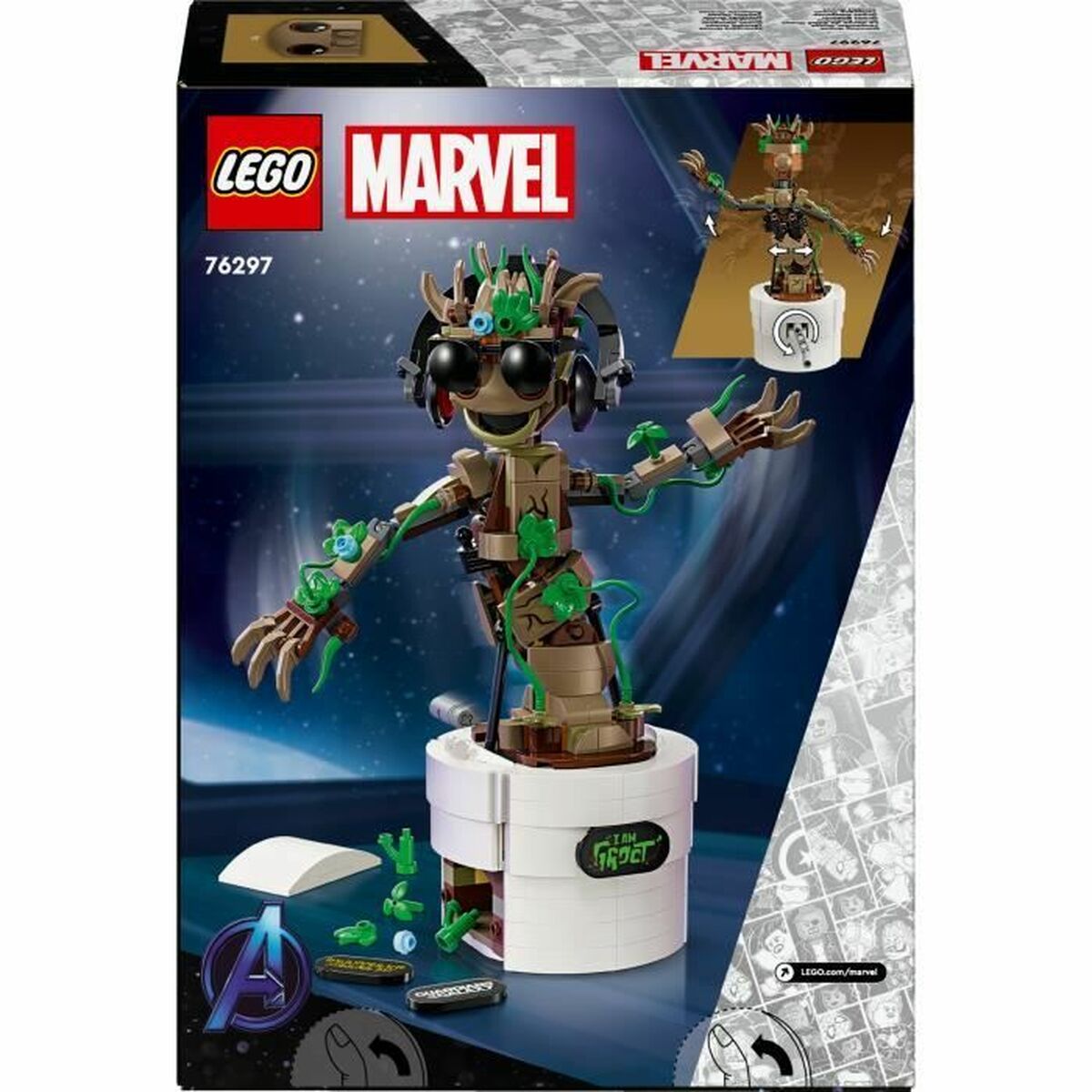Set de Construcție Marvel El Baile de Baby Groot Lego 76297