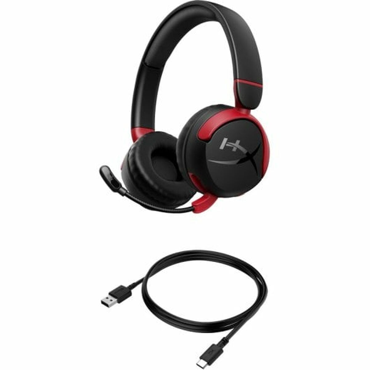 Căști cu Microfon Gaming HyperX Cloud Mini Negru Infantil