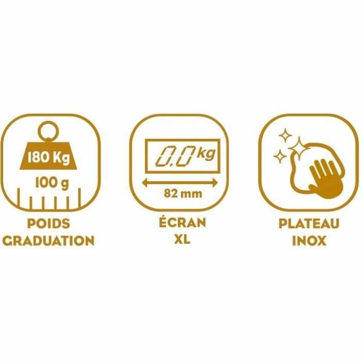 Cântar Digital de Baie Little Balance 8159 Negru Oțel Oțel inoxidabil 180 kg