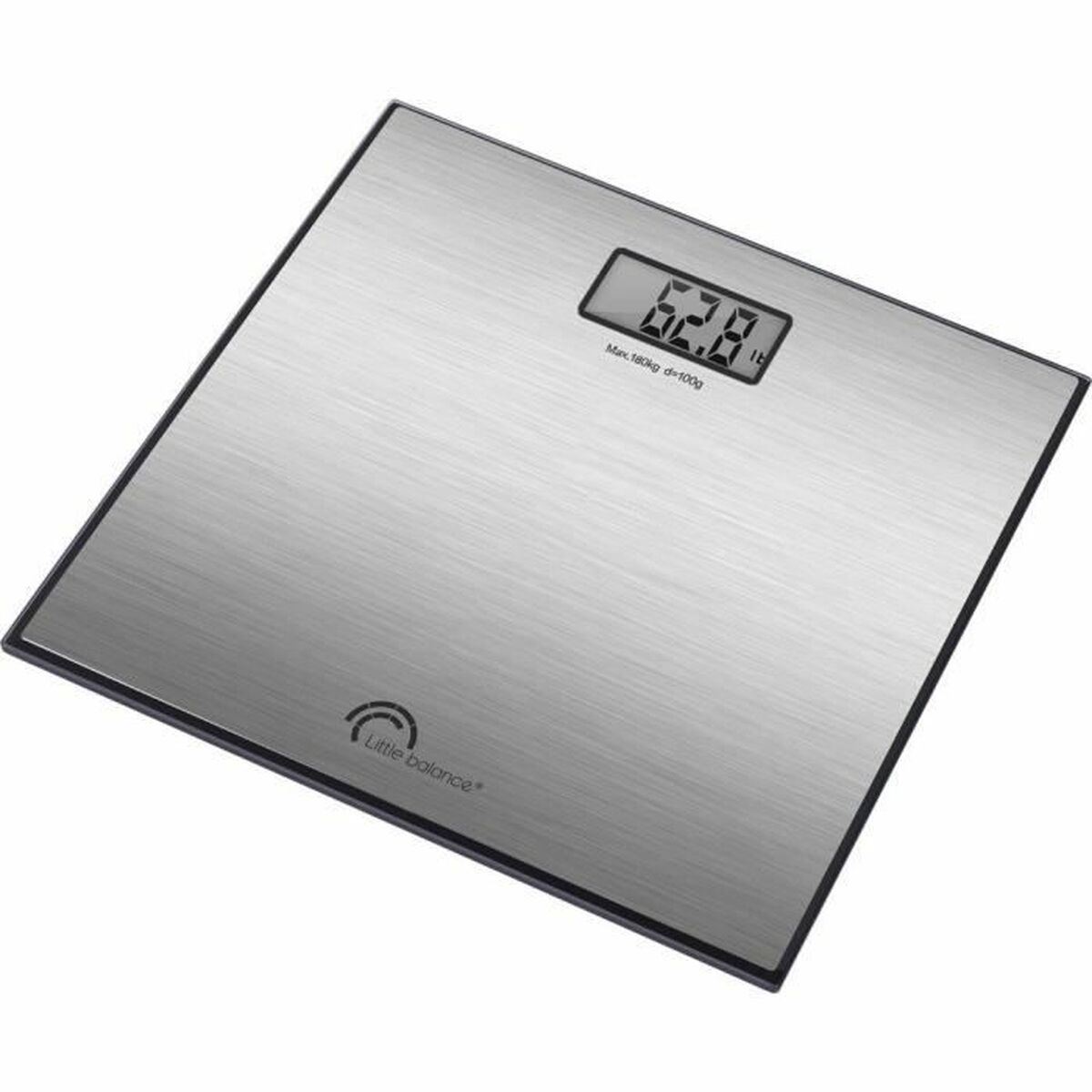 Cântar Digital de Baie Little Balance 8159 Negru Oțel Oțel inoxidabil 180 kg