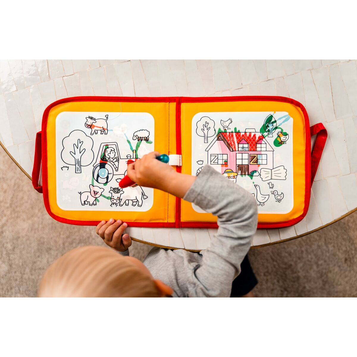 Set pentru desen Nathan MY COLOREO SUITCASE