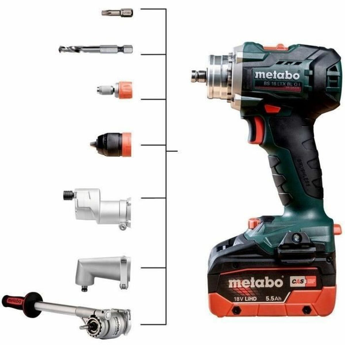 Șurubelniță electrică Metabo BS 18 LTX BL QI